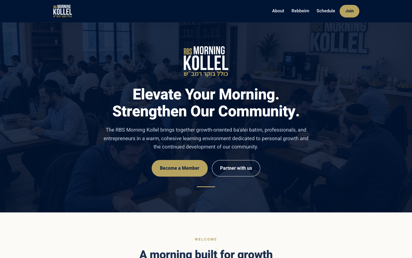 RBS Morning Kollel